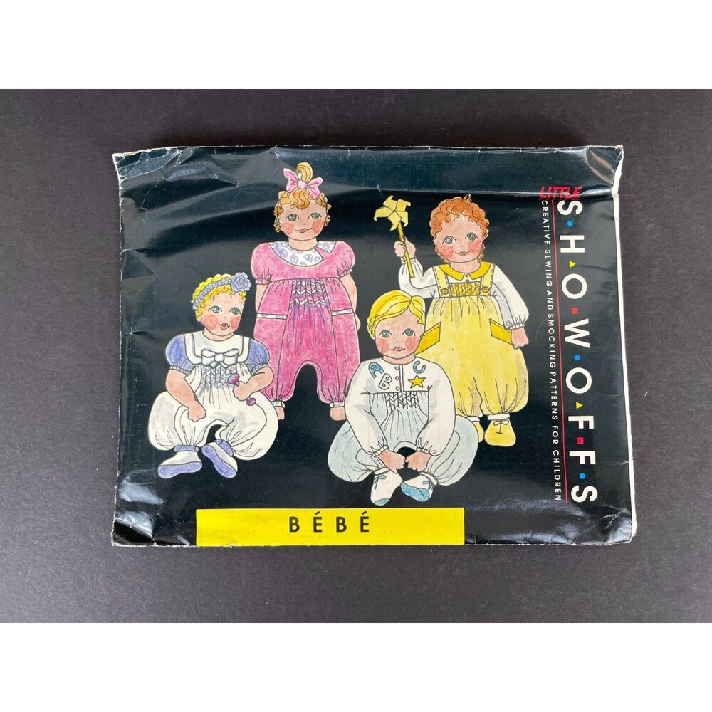 Little Showoffs Sewing Pattern Bebe Jumpsuit Sizes S-XL 9 months-24 months UNCUT